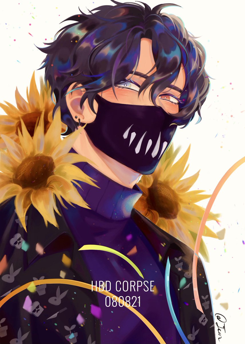katsukittyy's tweet photo. Happy Birthday Corpse 🖤☠️🌻🎉
#HAPPYCORPSEDAY
#Corpsehusband #Corpsehusbandfanart https://t.co/gL7ZNBnFjX