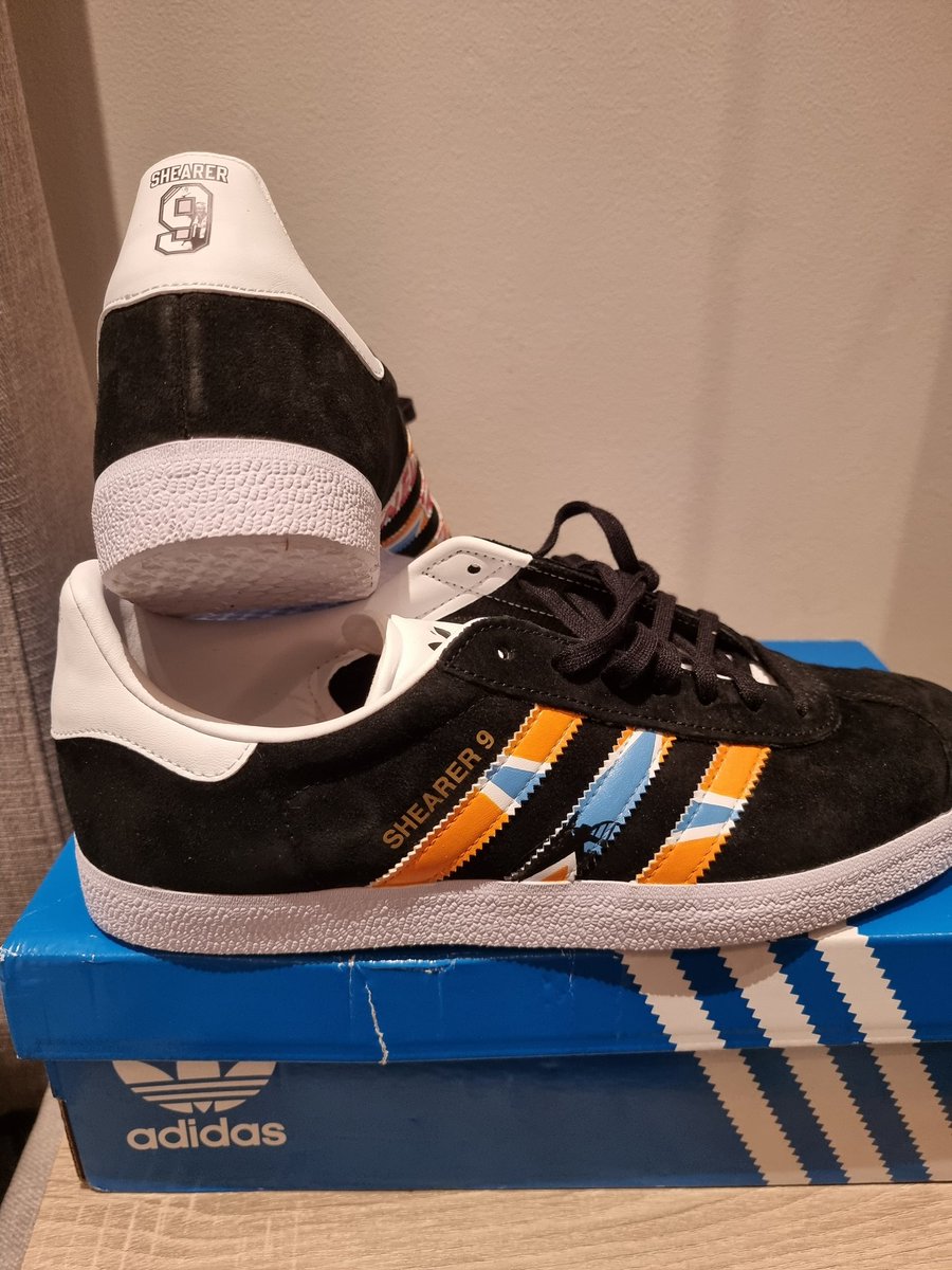 The best trainers I have ever been given #Nufc #NewcastleUnited #Adidas #greatfriends