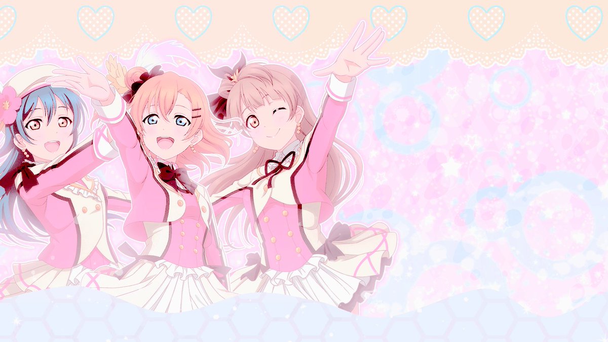nozoberin's tweet photo. ☆µ's 2nd Year | SIF♡ - Honoka, Kotori, Umi Desktop Wallpapers #lovelive #Wallpapers #deskwall #sif https://t.co/ZM2g4ETBLB