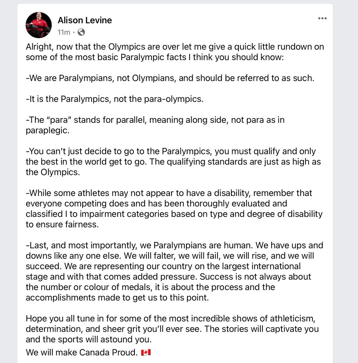 #teamcanada #paralympics
