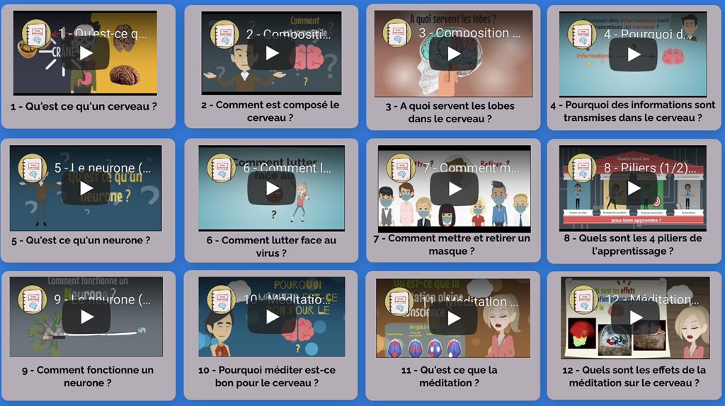 florencelebras's tweet photo. « Cerveau, mode d’emploi »: des vidéos pour expliquer le fonctionnement du cerveau lorsqu’il apprend : ressources réalisées par @Hubertjer #sciencescognitives 
 https://t.co/dZq7zY5Nb3 https://t.co/Sno1fXLruV