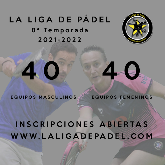Seguimos con las inscripciones abiertas para la 8ª temporada. Si te gusta jugar a pádel no te lo pienses más y apúntate a #laligadepadel Partidos emocionantes y un gran ambiente entre los jugadores #asieslaliga laligadepadel.com Os esperamos!