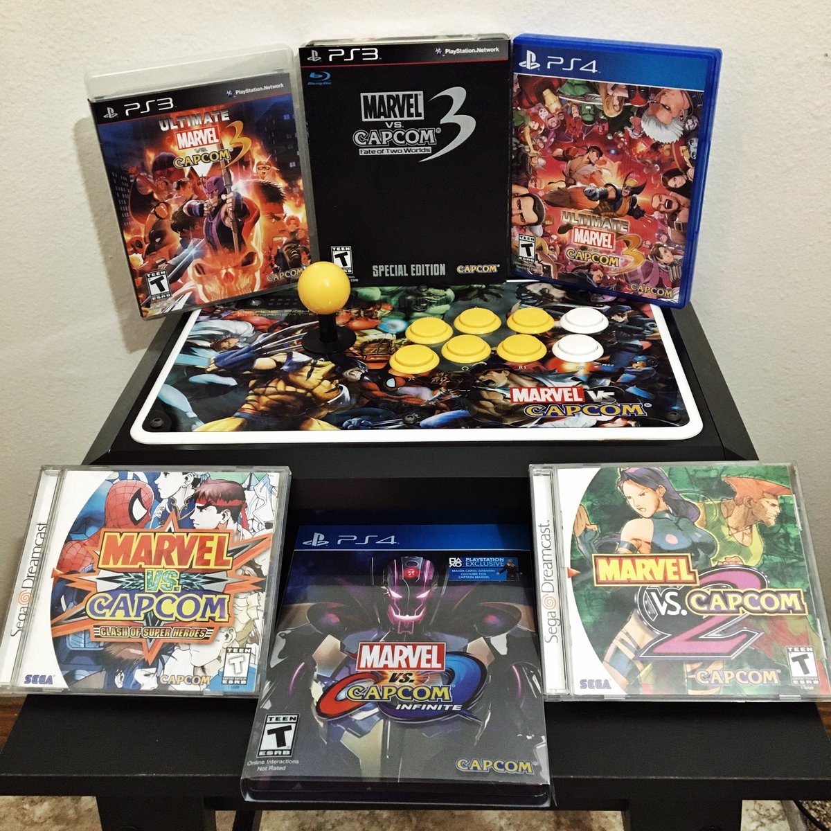 GutturalSteve's tweet image. I own Marvel Vs. Capcom 2 on both Dreamcast and actual arcade hardware, yet I’d still pay good money to play MVC2 on my PS4, PC &amp;amp; Switch! Especially if physical copies were made available (wishful thinking I know)! This is one of my favorite fighting games of all time! #FREEMVC2