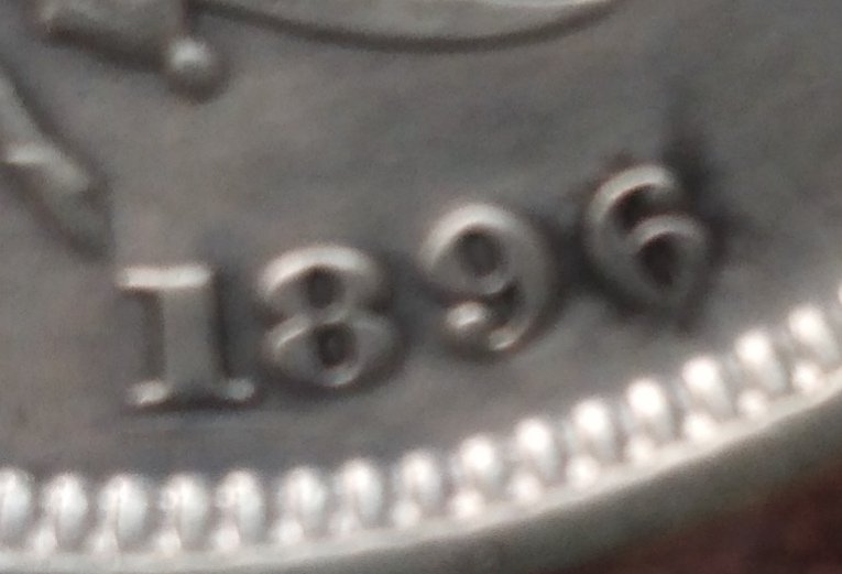 LVAROGO13865642's tweet photo. Entre las monedas emitidas en la Casa de la Moneda de El Salvador, se emitieron pocas en1896. Por lo que se cree que, han sido modificadas de otros años, para que parezcan del 96 y venderlas a mejor precio. ¿Podría ser un ejemplo de ello, la que aparece en la foto? https://t.co/eX9Ej1hUUU