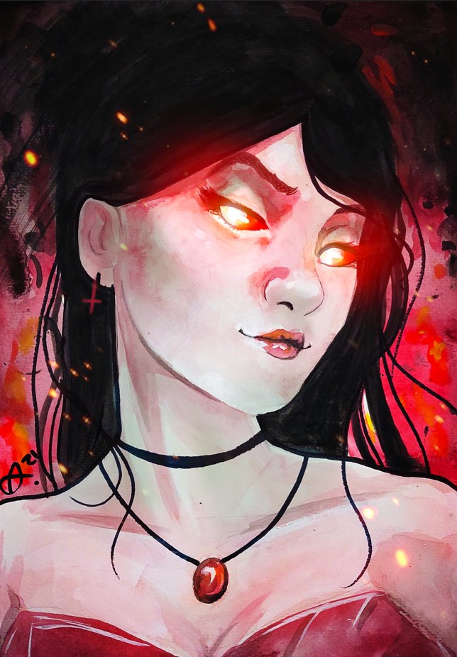 LadySpookaria's tweet photo. And the final version :)

I love it and can't wait to put it on my wall!

Made by Wendy's Art on FB (I'm pestering her to make an insta or twitter) https://t.co/XGMTkr90rZ