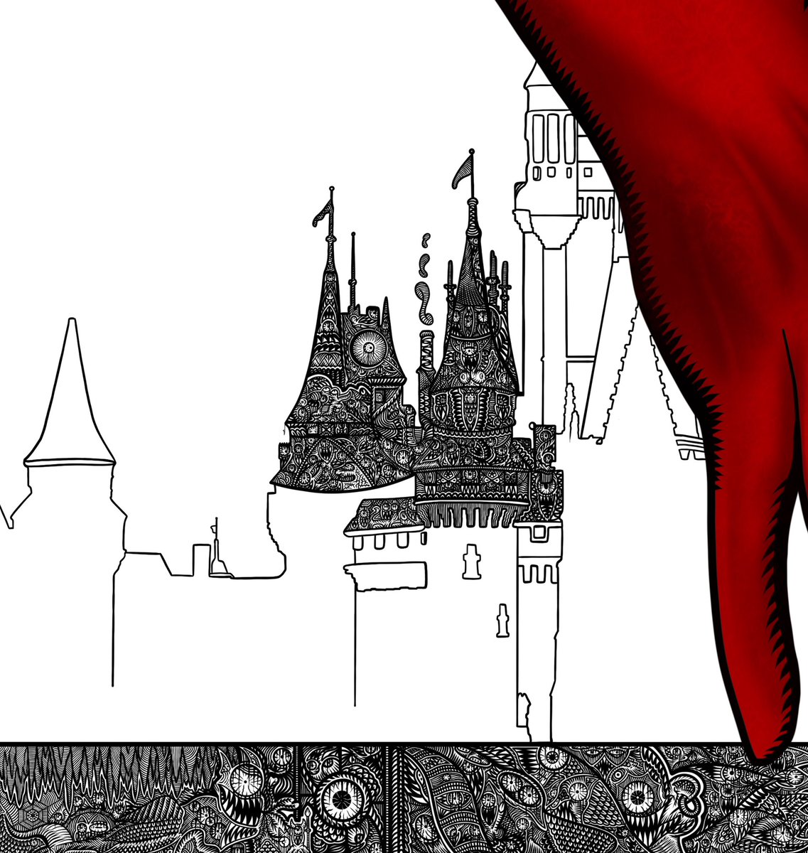 MarayedeMonster's tweet photo. Day16/125 hours. Tell the vision castle. #Marayede #doodle #nft https://t.co/DTKsB5Lfdk