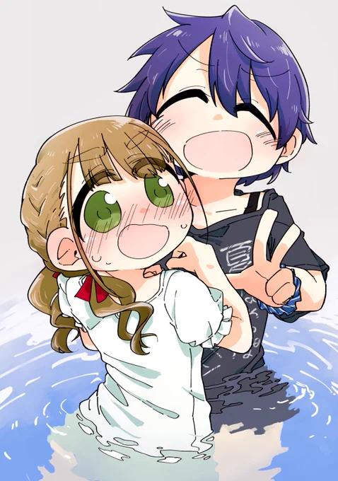 パン屋組の海水浴してるとこパシャーしたいわね…… 