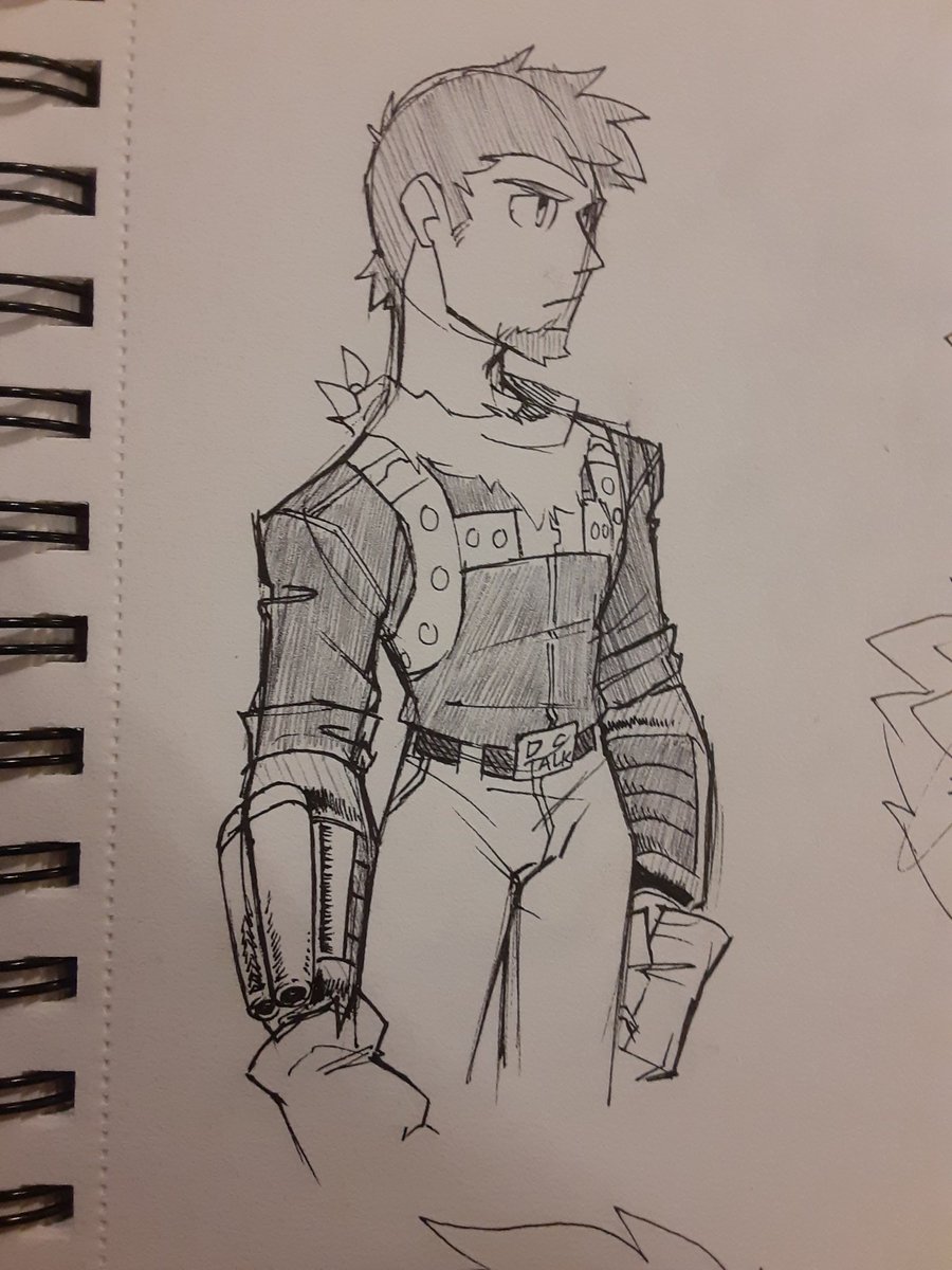 Finally sat down and got caught up with @DeputyRustArt's UIR, so i sketched some at church this morning