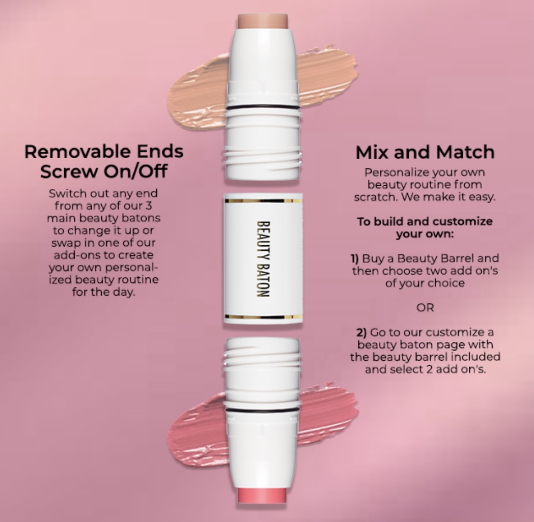 shopreadysetjet's tweet photo. How do you like to customize your Beauty Batons? We built these products to fit into your busy lifestyle 💕 Mix and match to take your look from day to night and from the beach to the boardroom ⭐️
#readysetjet #rsjverified #makeup #beauty #veganbeauty #crueltyfree https://t.co/Hmsdw3Z7WI