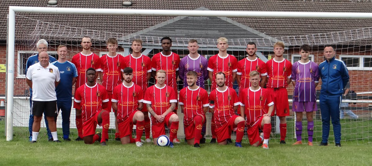 Updated team photo from yesterday first game of the season 🔵⚪️🔵 #uptheplums #roadchef