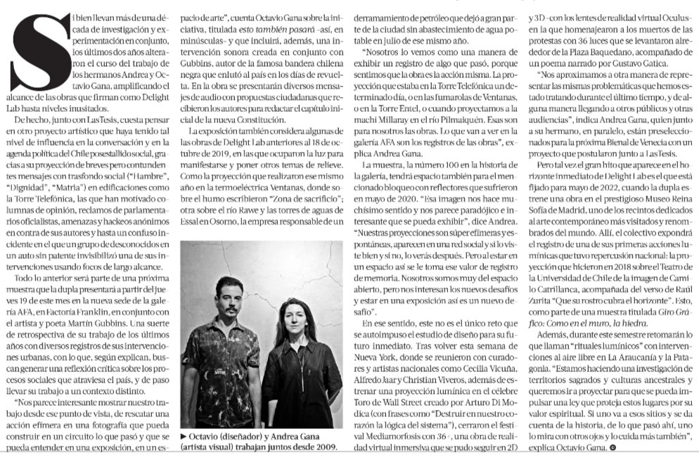 cleporati's tweet photo. Cualquier movimiento social requiere de medios que lo difundan, y lo reconfiguren en un mito histórico.
#DelightLab ha cumplido con esa función de un modo impecable y en el lenguaje de la época, audiovisual.
Va a estar en la galería AFA a partir del jueves 19 de agosto. https://t.co/WgNNnAxjjc