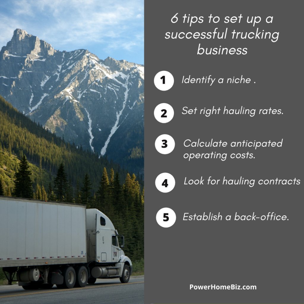 6 Tips To Set Up A Successful Trucking Business buff.ly/3AsaDBt #entrepreneur #smallbusiness