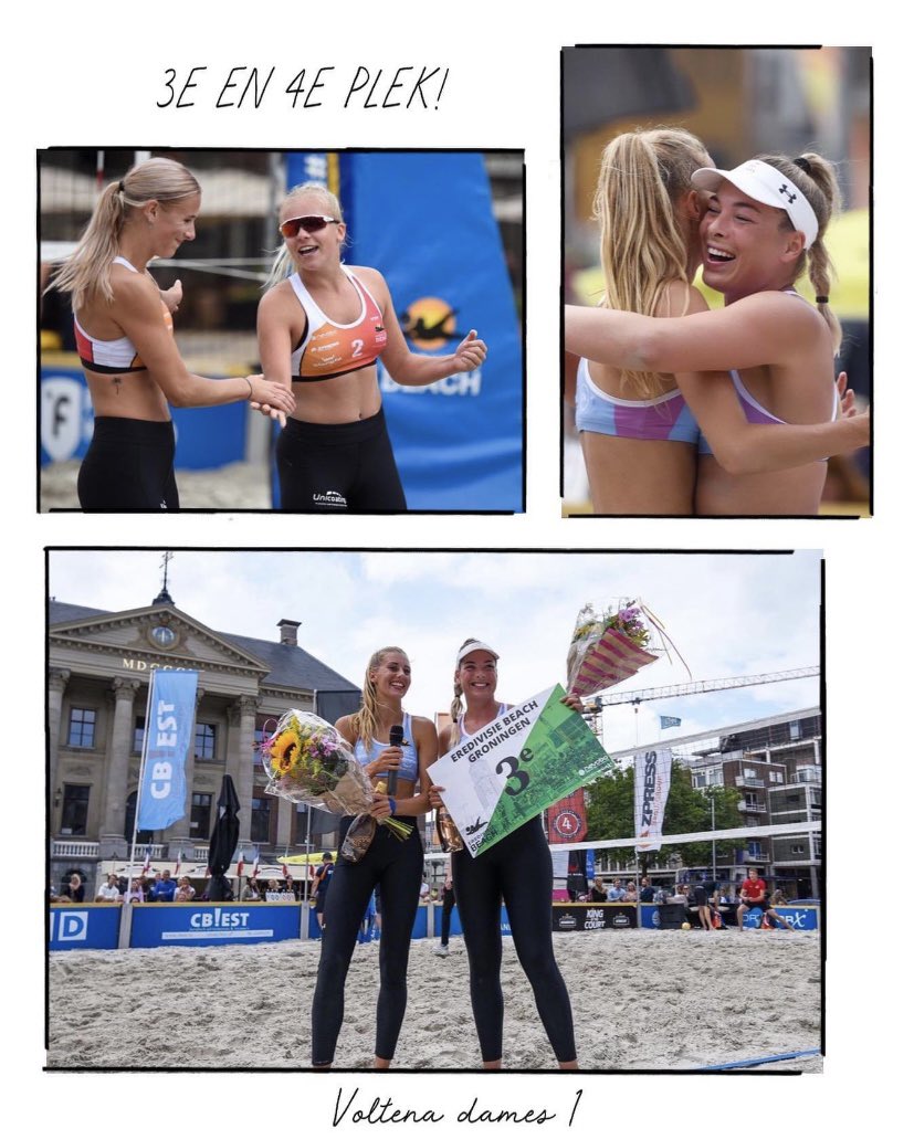 BRONS voor Sarah en Anique🥉! Een hele mooie 3e, 4e en 5e plaats voor ons in de eredivisie Groningen! #EredivisieBeach #Groningen #Voltenadames1 #VoltenaVolleybal #TheOnlyWayIsUp #FocusOnTheGood #EredivisieVolleybal