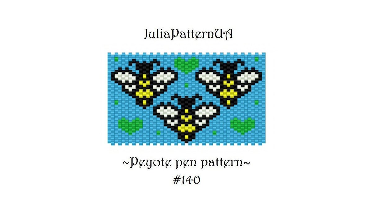 ShynkarJulia's tweet photo. Excited to share the latest addition to my #etsy shop: Bee Peyote pen cover pattern Beaded pen wrap pattern for G2 pilot https://t.co/sMVyOW3igp #beebeadpattern #beepeyotepattern #peyotepencover #pencoverpattern #penwrappattern #beadedpenwrap #seedbeadpattern https://t.co/tmAjSEnTOI