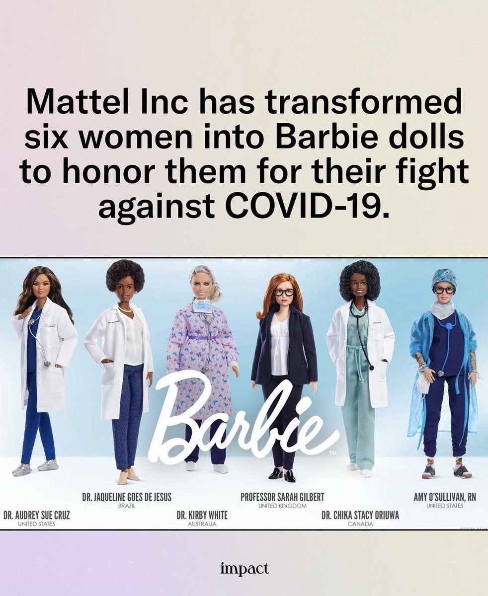 dholla_pt's tweet photo. Barbie dolls I can get behind 👏🏻👏🏻 thank you Mattel Inc🤍🏥👩🏼‍⚕️ https://t.co/Qdki6yl9nn