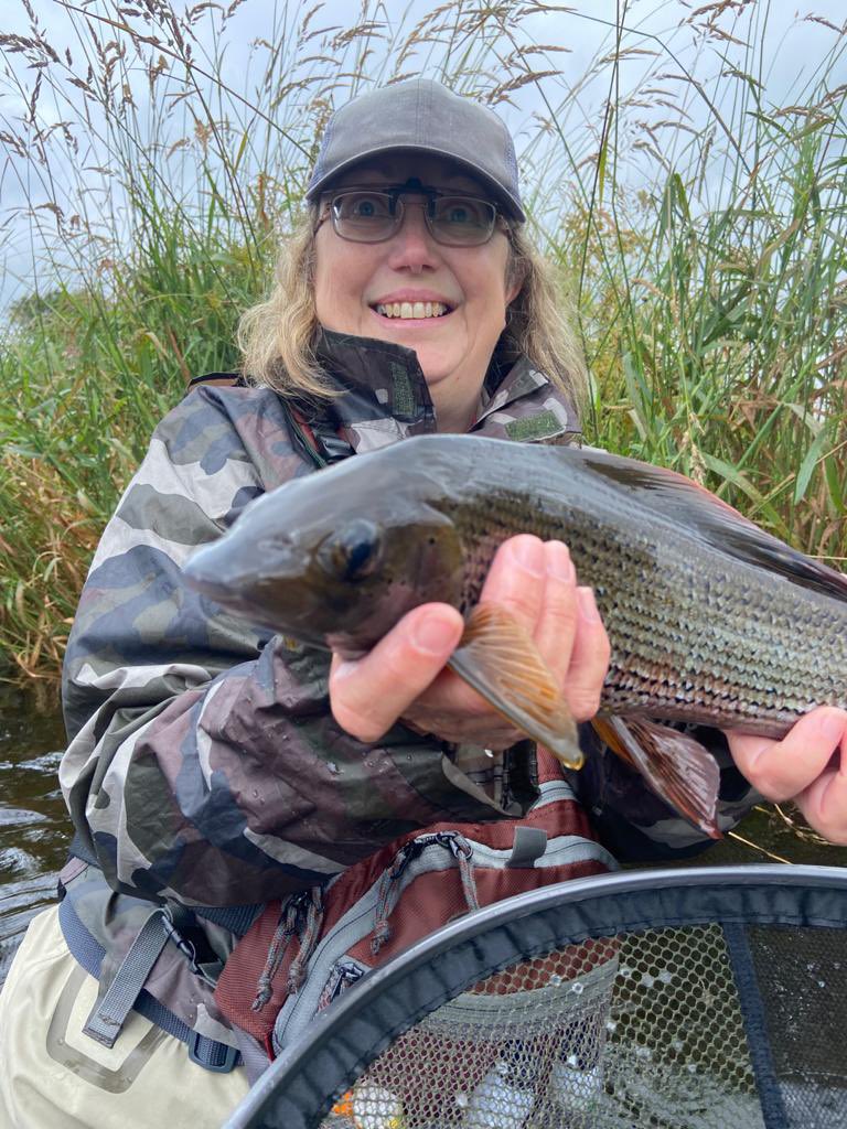 SheenaGoode's tweet photo. Still buzzing from Grayling fishing #marryatrod #flyfishing https://t.co/OnpIk7EkIm