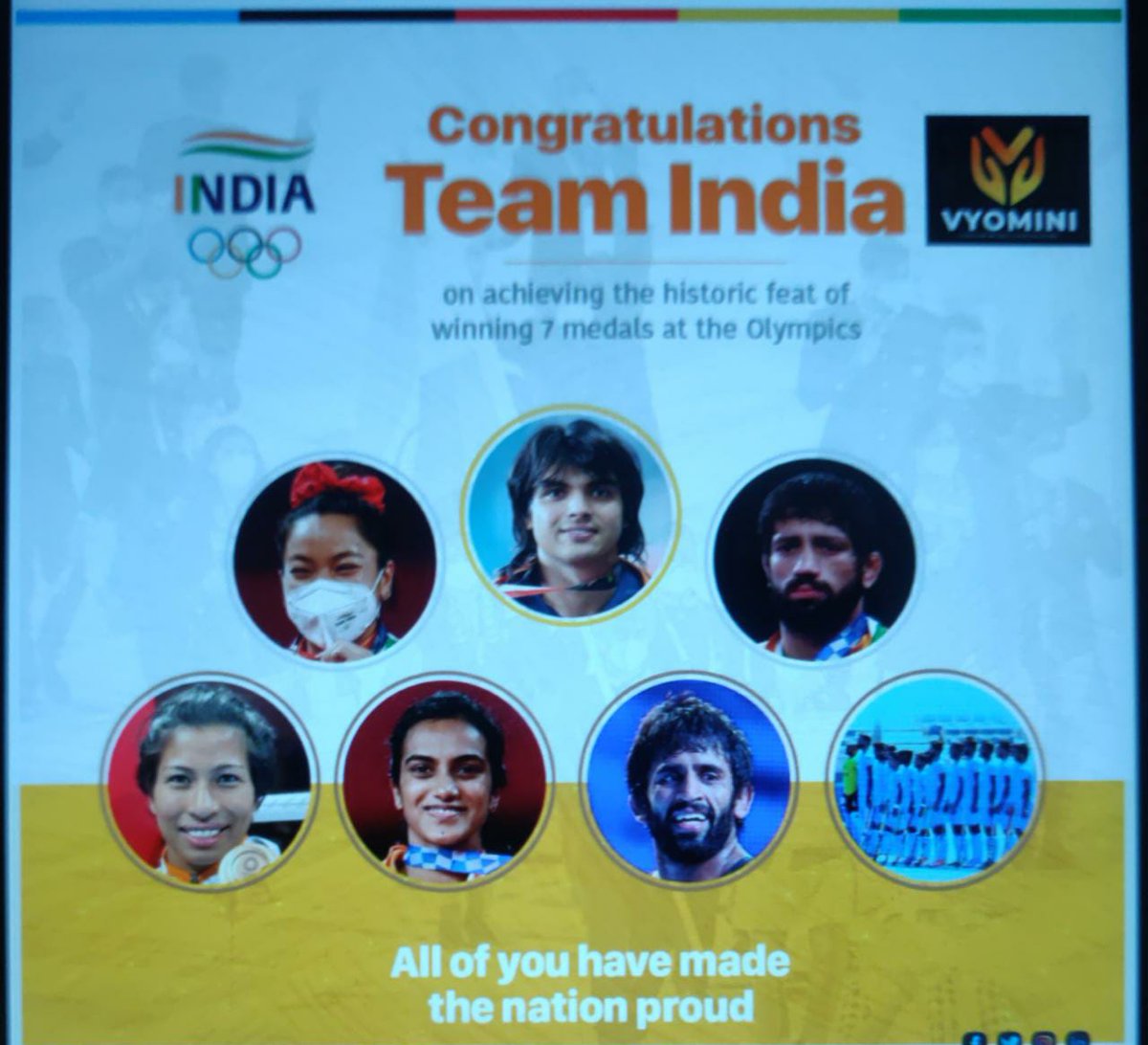 Naturalview6's tweet image. Congratulations🎉🥳 all of you have made India🇮🇳 proud.