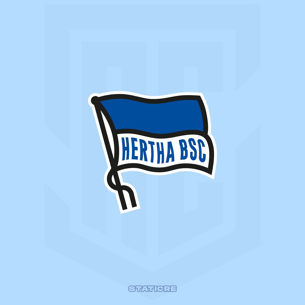 HERTHA BSC BERLIN / Redesign
.
<a href="/HerthaBSC/">Hertha BSC</a>
#herthabsc #berlin #bundesliga #deutschland 
#footballdesign #footballlogo #illustrator #adobe