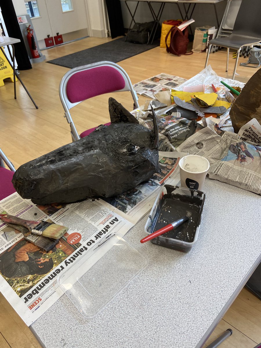 ACTabilityUK's tweet photo. Great workshop with Gems Performing Arts. They created some amazing puppets for their summer school showcase. #warhorse #focus #breathe https://t.co/8WuzwcLCnx