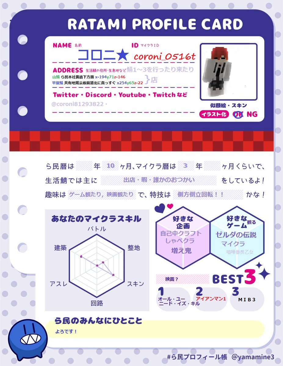 coroni81293822's tweet photo. ＃ら民
＃ら民プロフィール帳

山鯖でお店をやっておりまするコロニ★です
よろしくお願いいたします＾＾ https://t.co/aEEANVUoAr
