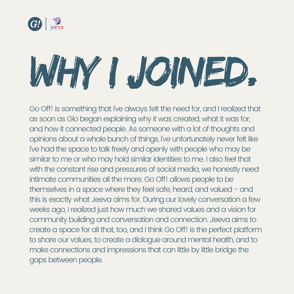 GoOffCo's tweet image. We’re thrilled to announce that Madhu Gopal from Jeevahealth.ai will be hosting a conversation at the Festival of Conversations! Can’t wait for your convo, Madhu! #gooffhost #goofflaunch 🚀❣️