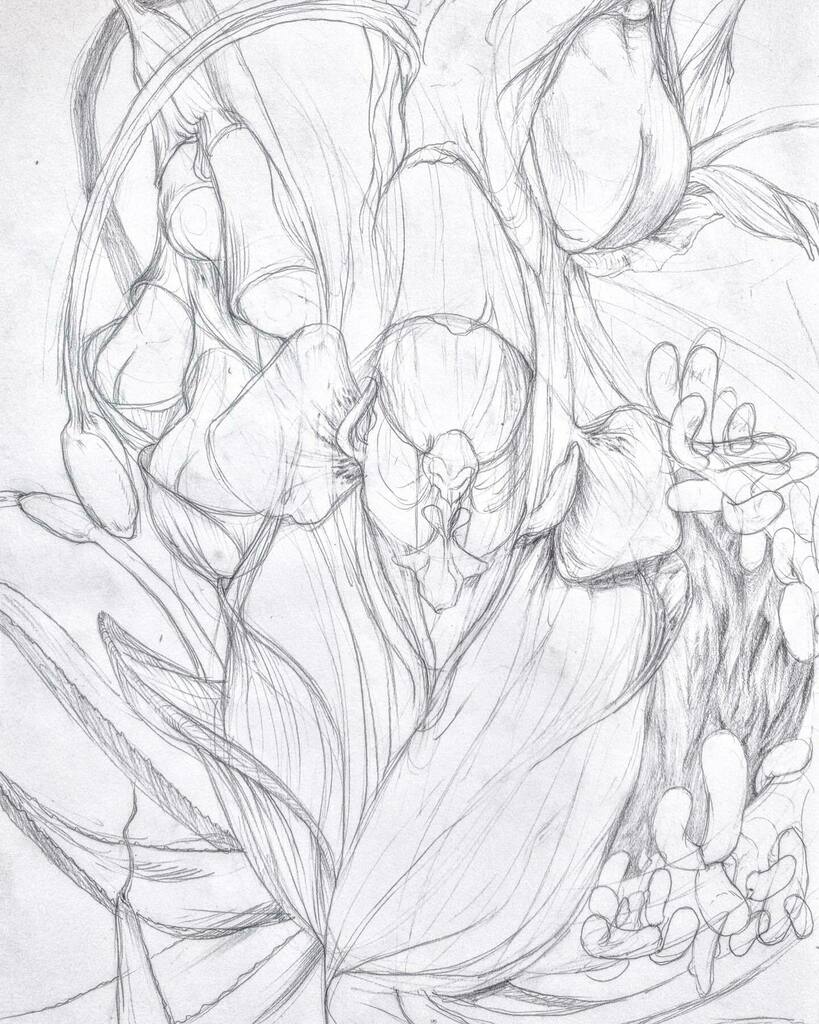 Don’t mind me, just going back to paper &amp; pencil 
.
.

#drawing #automaticdrawing instagr.am/p/CSUqpAtM375/