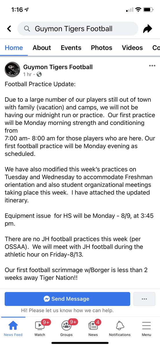 Guymon Athletics tweet media