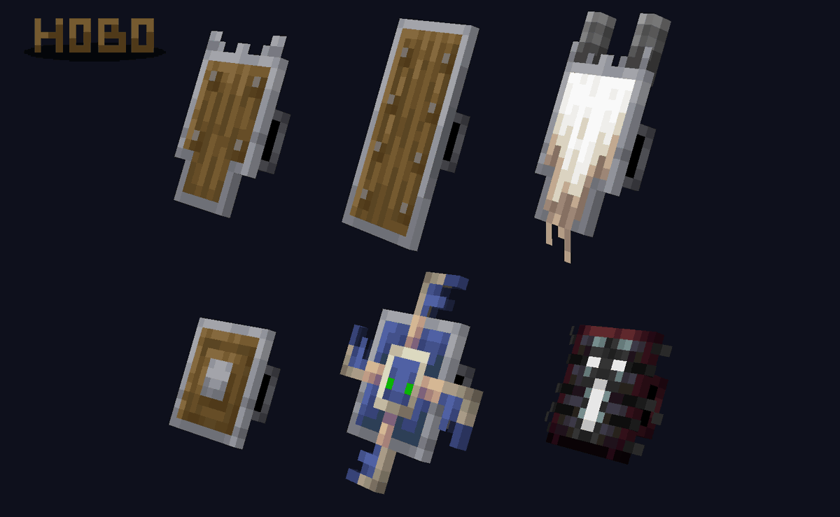 Hobojoe on Twitter "Some fancy shield ideas I had! The kite shield can