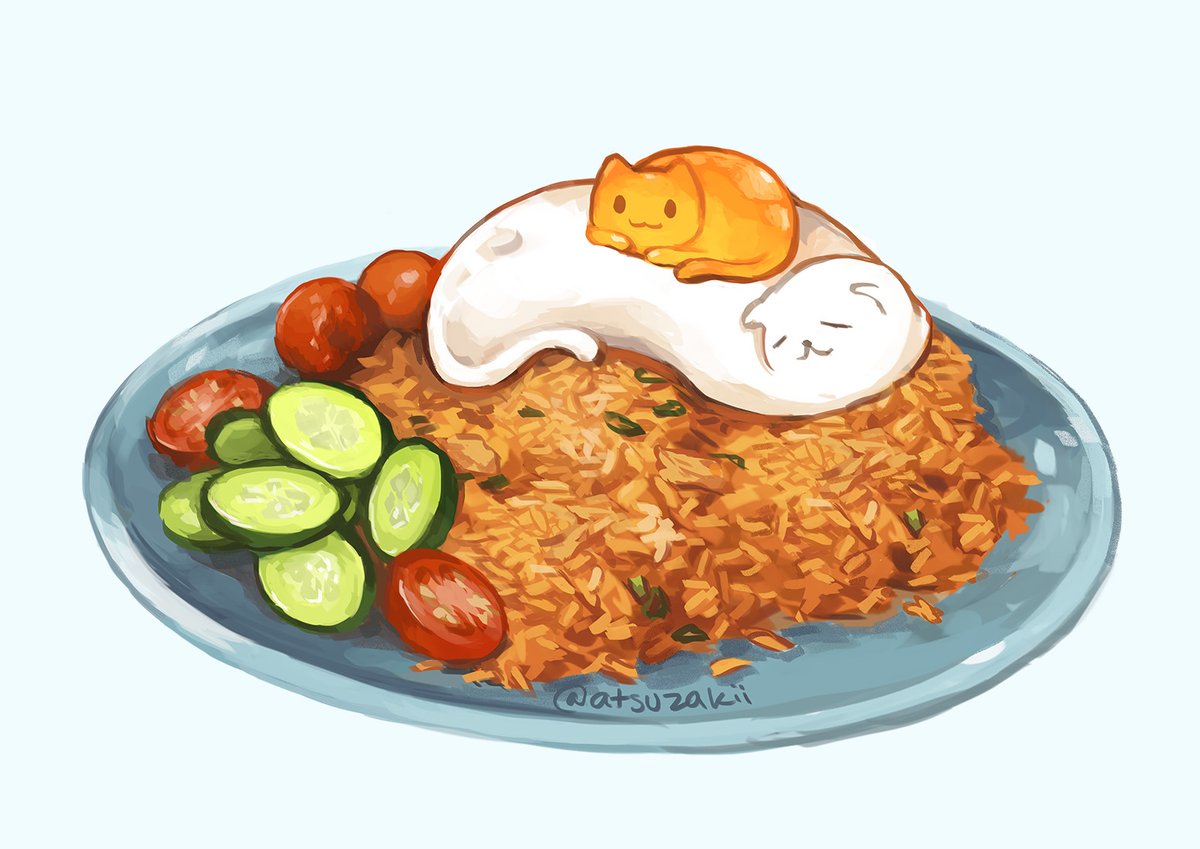 atsuzakii's tweet photo. Apparently its #InternationalCatDay so it's the perfect time to bring back the cat eggs 🍳 https://t.co/AQKhiXMKra