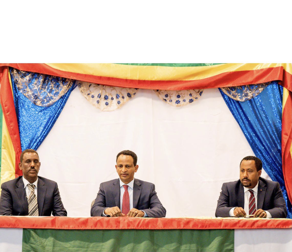 naafaaye's tweet photo. Ethiopians &amp; people of Ethiopian origins in Dallas donated $140,000 in a day to support people who need aid in #Ethiopia Ambassador Fitsum Arega thanked the Participants for the donation and expressed hope that others in various cities in the US would follow suit❤️💛💚 #HowdyAbiy https://t.co/yqk90H2oWV