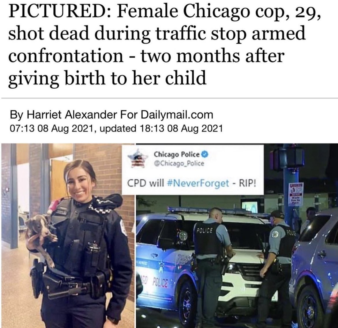 CloydRiversPics's tweet photo. Chicago had the strictest “gun control” in the country.
RIP Officer French. Back the Blue.
🇺🇸🇺🇸 https://t.co/pJbpXu0Hxg