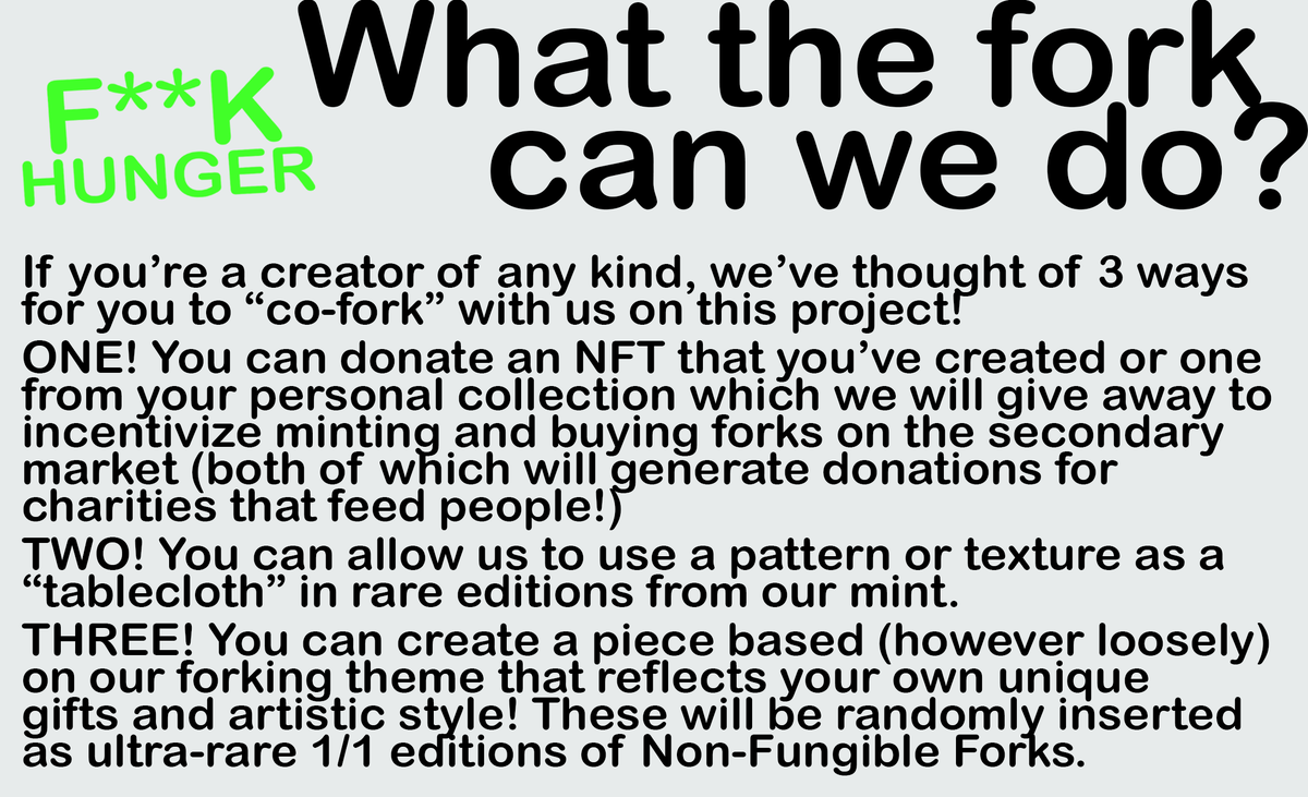 New pinned tweet, who the fork is this? #TagYourCreativeFriends #ForkHunger #CoForkers #NFT #NFTArt #NFTFriends #Forklift #GiveAFork #ForkPuns #OneMoreForkingHashtagBecauseWhyNot