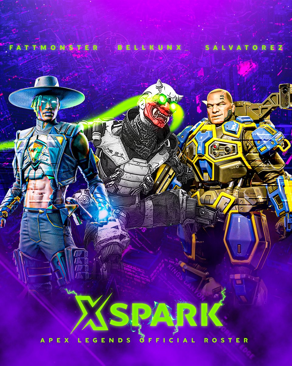 abscisxn's tweet photo. so glad my work being associated with Team XSpark!
@Naqviiiiiii
,
@XBellkun
and @SalvatorezID have been signed by
@scouttanmay
Team XSpark to compete in the upcoming ALGS 2.0
@Axbak_
being their team coach!
#ApexLegends #TeamXspark #scoutarmy https://t.co/dIS0wnz5dz