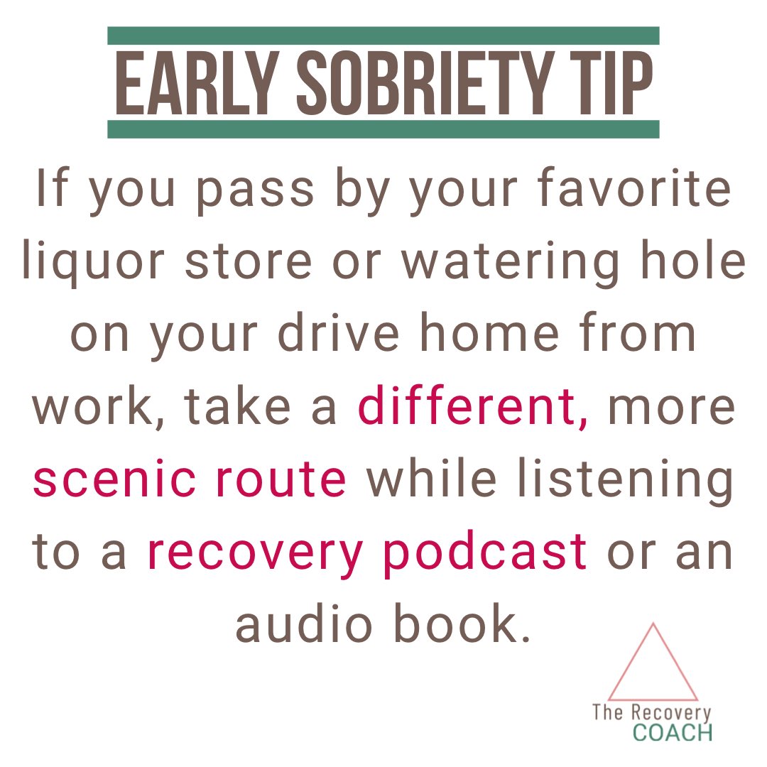 ✨✨ Early Sobriety Tip ✨✨⁣⁣⁣
⁣⁣⁣
Most of us are creatures of habit. If we want to break unhealthy habits, we must be willing to take a different path — literally. ⁣
⁣⁣⁣
#earlysobriety #recovery #vigilance #intentionalliving #slowdown #wedorecover #breathe