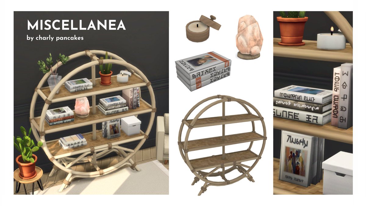 CharlyPancakes's tweet image. my new cc set 'miscellanea' is now available for early access. it comes with 8 new objects.
i really hope you like it 💛

public release: AUG 30, 2021 8:01 PM CEST

more info &amp;amp; download:
tumblr: tinyurl.com/j9etpppc
patreon: tinyurl.com/49wx7a8h