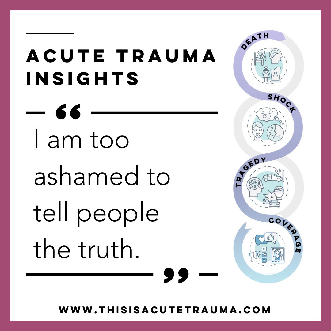 AcuteTrauma's tweet photo. Often the truth of what’s happening in your head you feel ashamed of. #grief #grieving #bereavement #death #help #mentalhealth #MentalHealthAwareness 
#edutwitter #therapistsconnect #trauma #covid19 #Teaching #education #twittereps
#diverseed #neuroeducation #therapy #camhs https://t.co/Ga7zUVgMh6