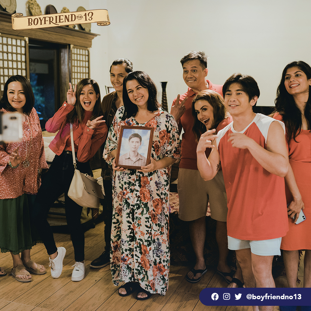 A little bit of crazy and loud but a whole lot of love! 💖 Isang maligayang Monday from Kimverly's fambam and lover! 

Have you watched #BoyfriendNo13? Stream all episodes now for free only on <a href="/WeTVPhilippines/">WeTV Philippines</a>. #BF13onWeTV

<a href="/iflixph/">WeTV iflix Philippines</a> <a href="/sueanna_dodd/">Sue Anna Dodd</a> <a href="/qaloyJCsantos/">JC Santos</a>