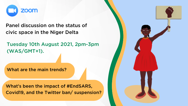 <a href="/CorruptConcern/">Corruption Concern</a> <a href="/AnngodwinJ/">Ann Godwin</a> <a href="/Hello_PHC/">Hello Port Harcourt!</a> <a href="/cislacnigeria/">CISLAC/TI Nigeria</a> <a href="/NACGOND/">NACGOND</a> <a href="/PolicyAlert/">POLICY ALERT</a> <a href="/BudgITng/">BudgIT Nigeria</a> <a href="/CSOHUBAfrica/">Civil Society Hub Africa</a> <a href="/anti_corruptNG/">CIVIL SOCIETY COALITION AGAINST CORRUPTION</a> <a href="/TheNationNews/">The Nation Nigeria</a> Don't forget to register now for this free panel discussion tomorrow (Tue, 2pm WAT) on your #freedoms &amp; #rights in Rivers State: cutt.ly/OQyEN8G

Get your questions discussed by our panel of experts!