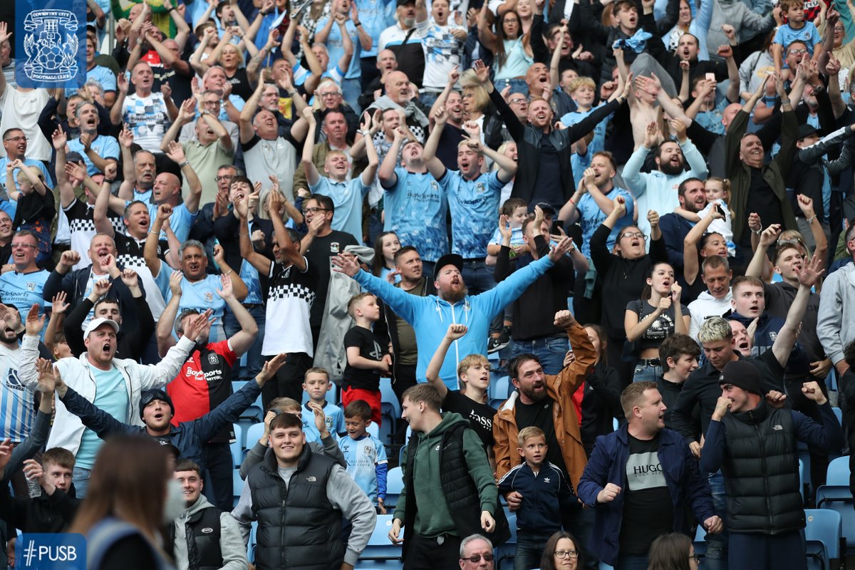Coventry_City's tweet image. Oh how we've missed this...

Sky Blue Army 💙