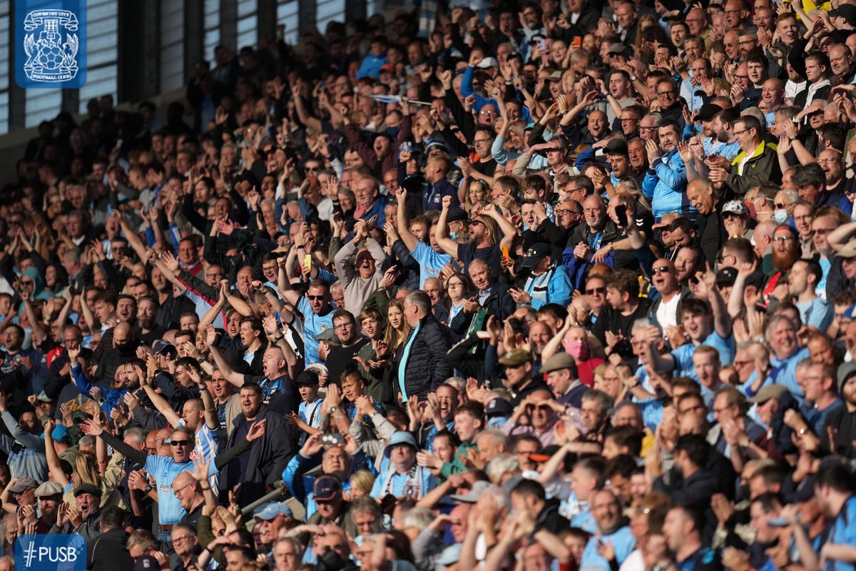 Coventry_City's tweet image. Oh how we've missed this...

Sky Blue Army 💙