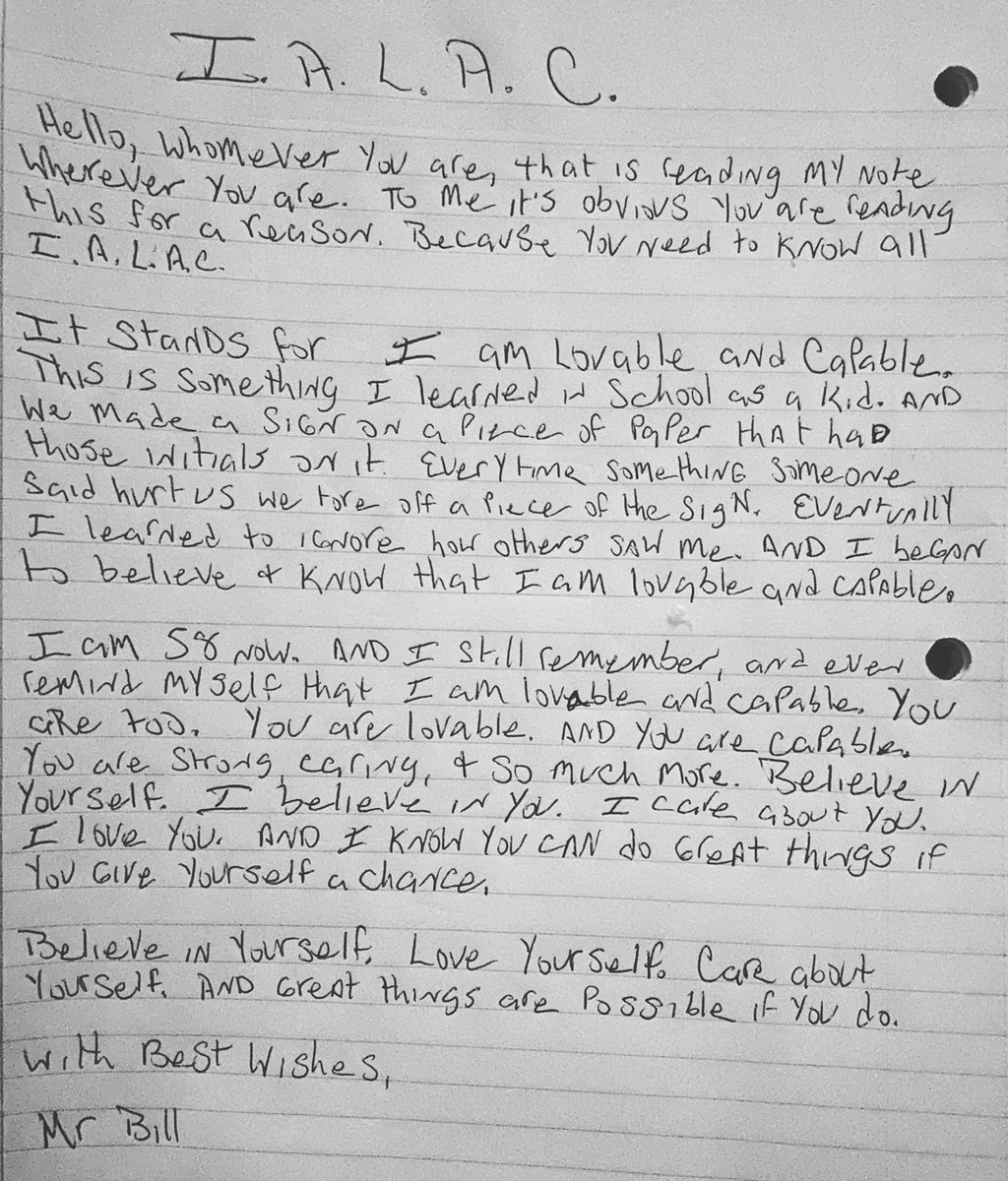 PhantomWolfsDen's tweet photo. I posted this to Instagram yesterday for #gish #gishnotes @CrayonCollectio Gish item #29. Hopefully it helped set a world record. 

However, that being said, I am posting it here today for that 1 person (or many people), who need to see this message. To hear it. Believe in you!! https://t.co/LpZnfkinLo