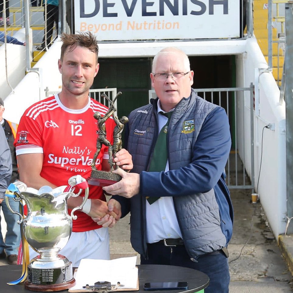 MeathGAA's tweet photo. Meath Senior Hurling Man Of The Match 

Comhghairdeas to Alan Douglas who is the first recipient of this new Michael ‘Harry’ Connor 🏆 

#GAA #ClubChampionship #MeathGAA #MeathHurling https://t.co/umCr1oV9NF