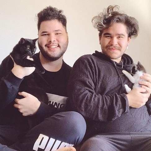 Feliz dia dos pais pra eles também! ❤️