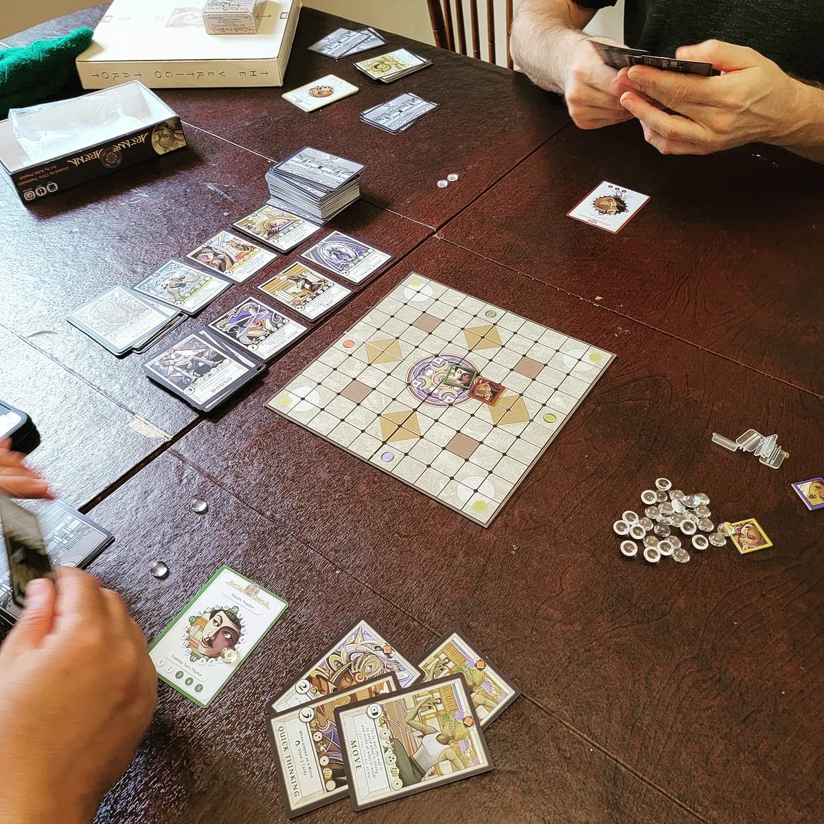 Testing. Testing. Testing.
I believe we are ready for Launch.

ArcaneArenaBoardGame.com