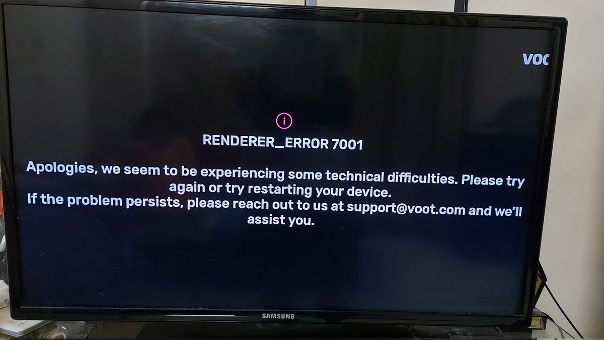 IamDebD's tweet photo. @justvoot Constantly getting error for the last 24 hours https://t.co/MtWKX6GY5l