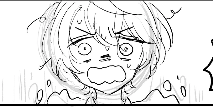@tos 昨日眠さの限界で描いた絵が意外とまあまあ描けててこのまま使うか悩む #鹿原稿 