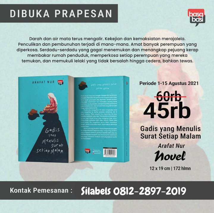 Prapesan dari penerbit basabasi, Nih. Satu terkait logika bahasa dan penerapannya, satunya novel uanyar.