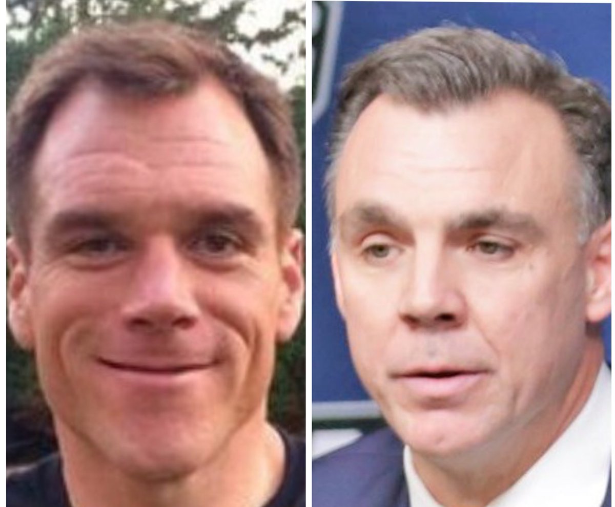 Separated at birth: newly inducted Pro Football Hall of Famer Alan Faneca and UCI hoops coach Russ Turner. <a href="/UCImbb/">UCI Men's Basketball</a>