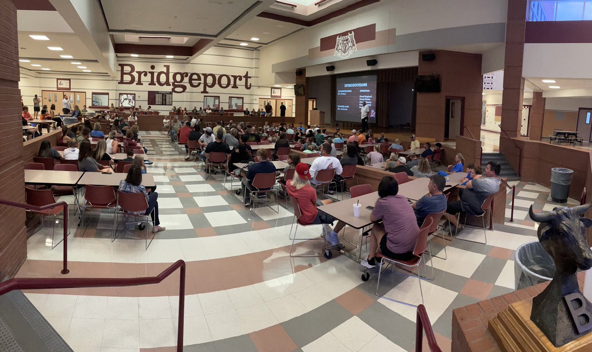 FB_Bulls's tweet photo. Recap from week 1 of Fall Camp:
✅ Practice
✅ Parent Meeting
✅ Media Day
Excited to get back at it tomorrow afternoon.
Week 2 Preview:
-Athletes report at 3:30 Mon-Thurs
-Scrimmage Friday @ Saginaw HS
#BullsUpHornsDown https://t.co/iwB8KonW9L