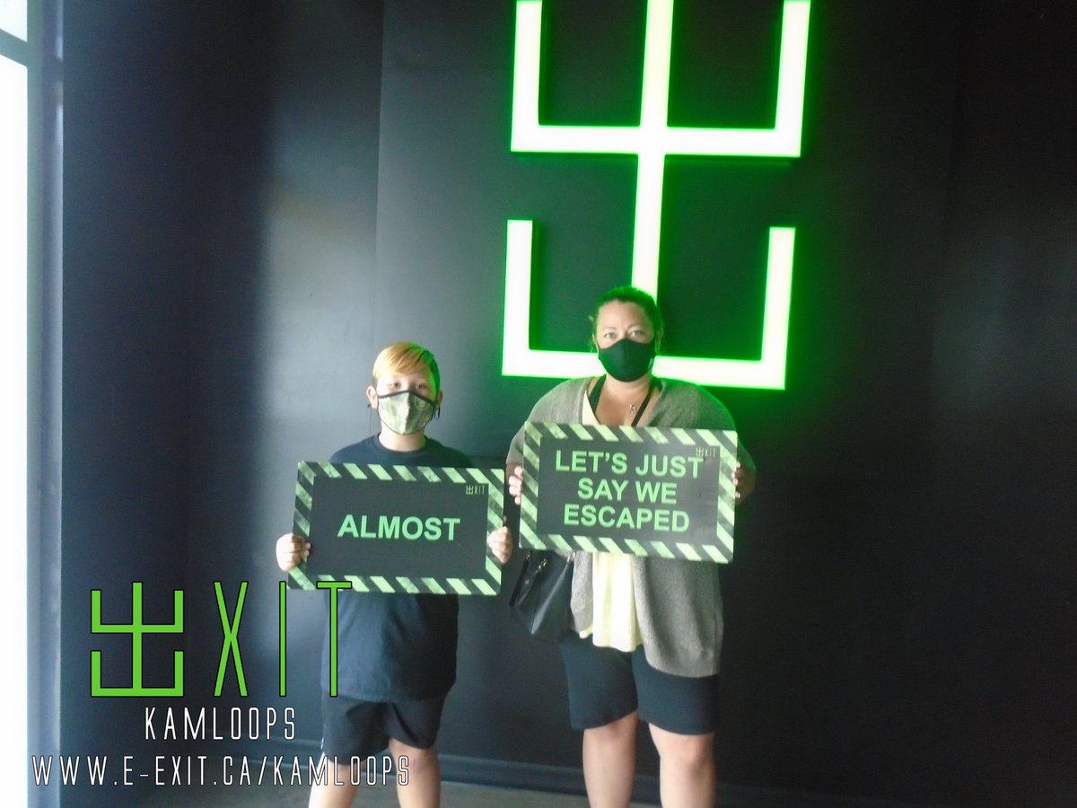 exitkamloops's tweet image. Here’s some of our awesome escapee’s from July 25-August 7 2021. Many failed and many succeeded! Test your wits today! #ExitKamloops #kamloopsescapegames
facebook.com/media/set/?set…
